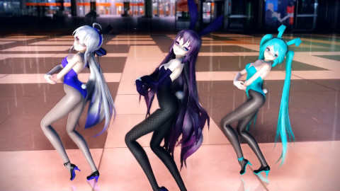 【营养消耗系列MMD】兔女郎赛高o(≧v≦)oライアーダンス (Liar Dance)